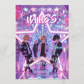 KPOP-Dämonenjäger Inspirierte Einladung