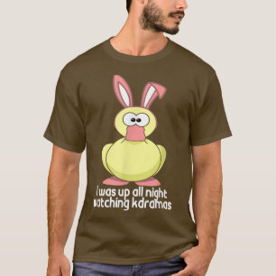 KPop Funny Duck Bunny Korea die ganze Nacht lang b T-Shirt