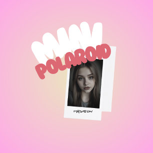 Kpop Idol Birthday Fancafe Style MiniPolaroid Card Visitenkarte
