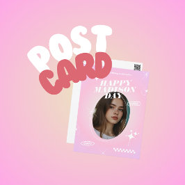 Kpop Idol Birthday Fancafe Style Postcard Postkarte