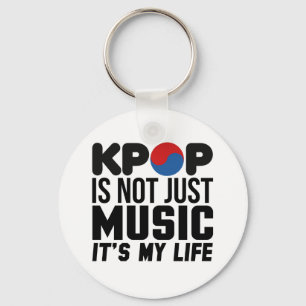 Kpop ist meine Livemusik-Slogan-Grafik Schlüsselanhänger