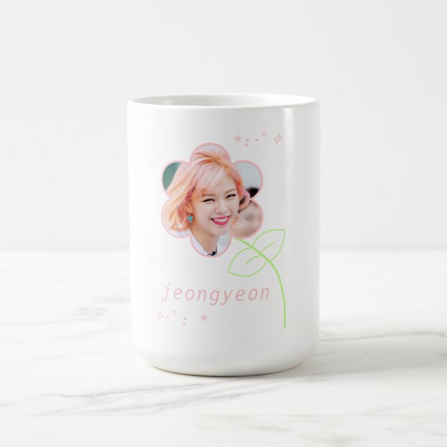 Kpop Jeongyeon Twice Niedlich Teen Ästhetik Kaffeetasse (Mittel)