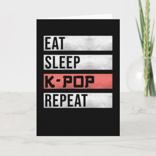 Kpop K-Pop Sprichwort Funny Karte