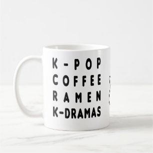 KPOP KAFFEE RAMEN KDRAMA KAFFEE TASSE