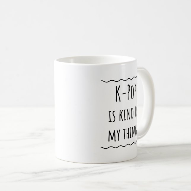Kpop Korean Pop Music Gift Coffee Tasse (VorderseiteRechts)