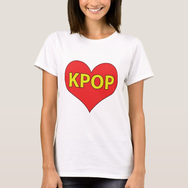 KPOP Liebe T-Shirt (Vorderseite)