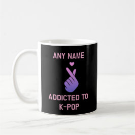 Kpop Mug Custom Korean Gift Addicted to K-Pop  Kaffeetasse
