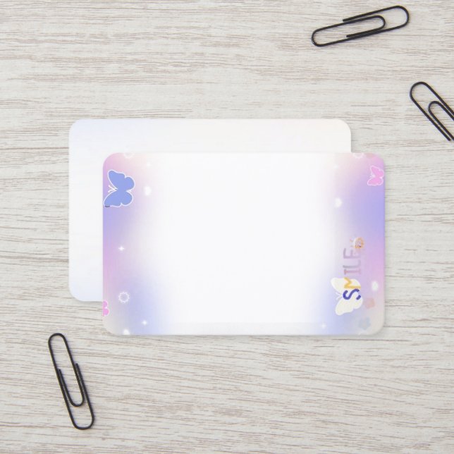 Kpop photocards visitenkarte (Vorderseite/Rückseite Beispiel)