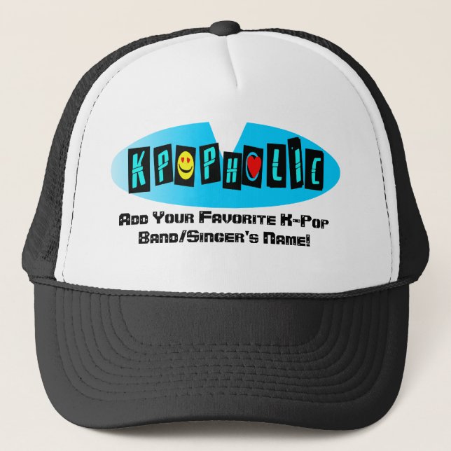╚" ♪♥KPOPH♥lic cooles Trcuker Hat♥♫ "╝ Truckerkappe (Vorderseite)