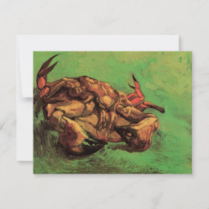 Krab auf dem Rücken von Vincent van Gogh