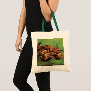 Krab auf dem Rücken von Vincent van Gogh Tragetasche