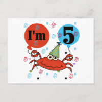 Krabbe 5. Geburtstag - Hemden und Geschenke