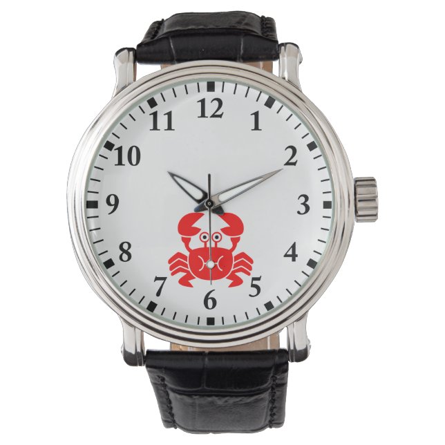 Krabbe Armbanduhr (Vorderseite)