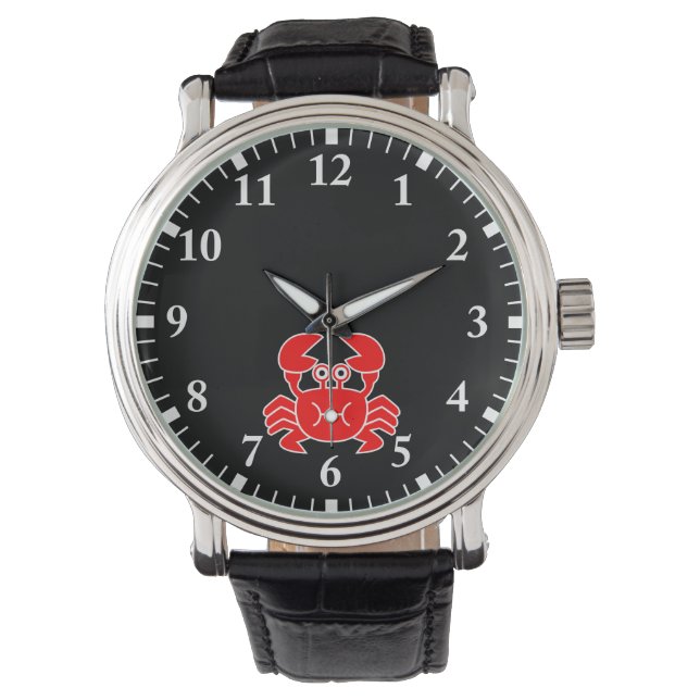 Krabbe Armbanduhr (Vorderseite)