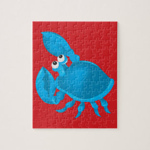 Krabbe aus Cartoon Puzzle