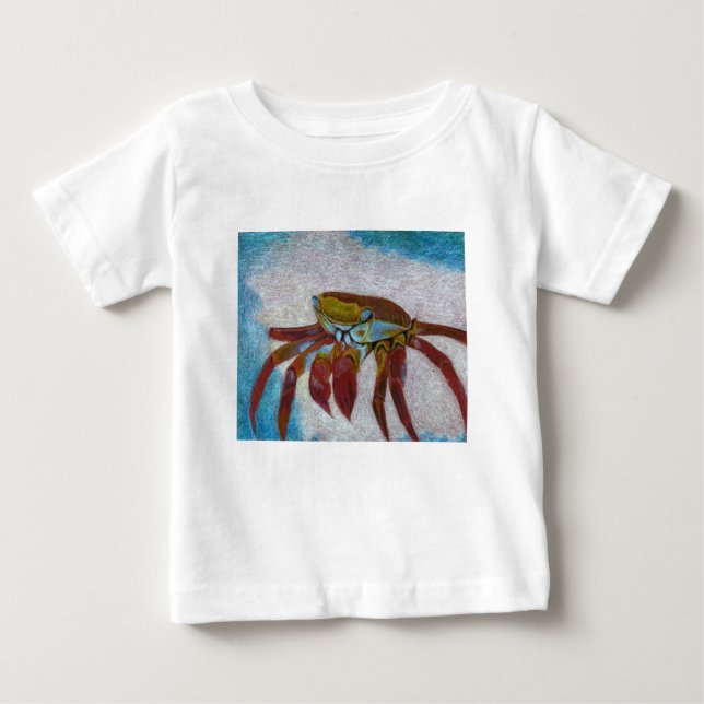 Krabbe Baby T-shirt (Vorderseite)