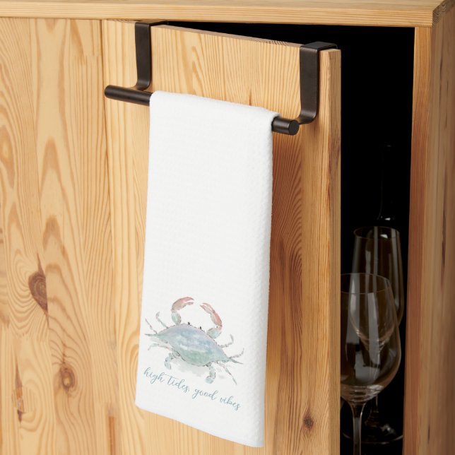 Krabbe | Coastal Kitchen Geschirrtuch (Drittel gefaltet)