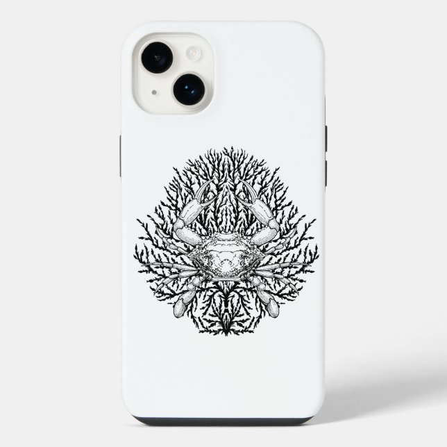 Krabbe iPhone Hülle (Rückseite)
