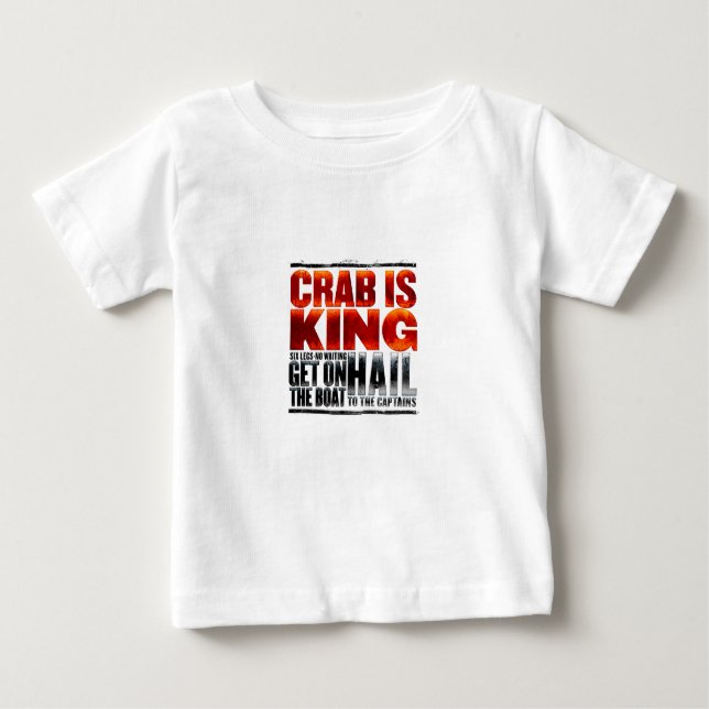 Krabbe ist König T-Shirt (Vorderseite)