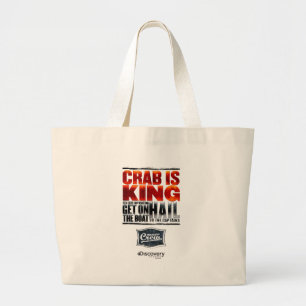 Krabbe ist König Tote Bag Jumbo Stoffbeutel