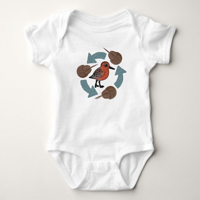Krabbe-Knoten Zyklus T-Shirt (Vorderseite)