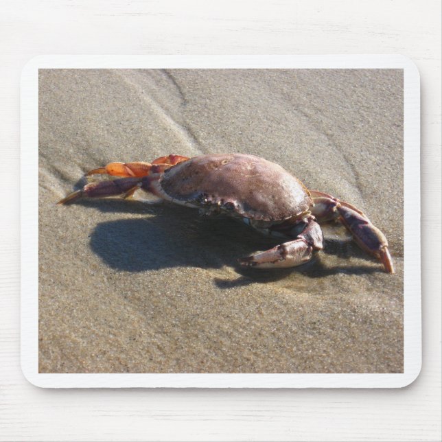 Krabbe, Küstenwache-Strand Mousepad (Vorne)
