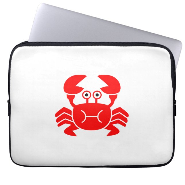 Krabbe Laptopschutzhülle (Vorderseite)