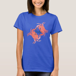 Krabbe Ozean Strand Meer Kreatur T-Shirt