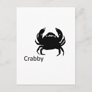 Krabbe Postkarte