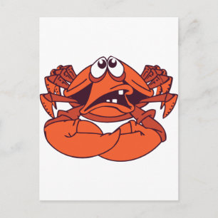 Krabbe Postkarte