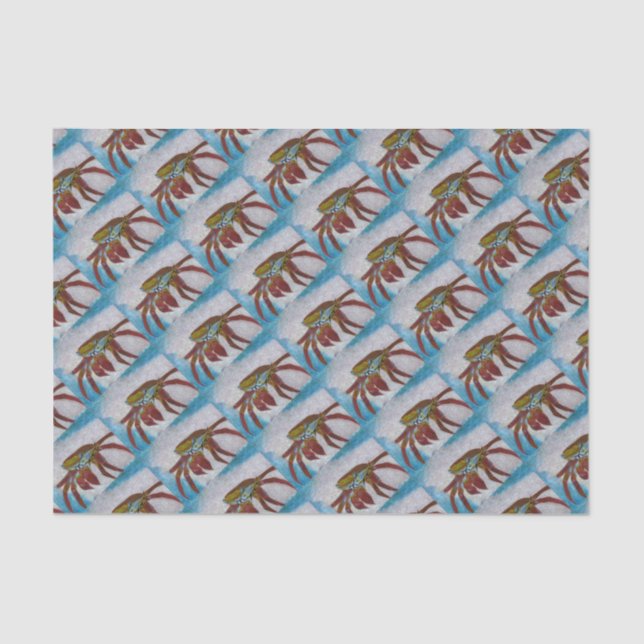 Krabbe Seidenpapier (Vorderseite)