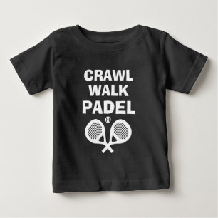 Krabbel Geh Padel lustiges sportliches T-Shirt für