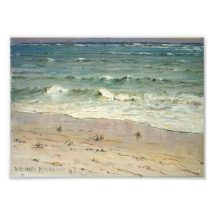 Krabben am Strand von D. Howard Hitchcock Fotodruck
