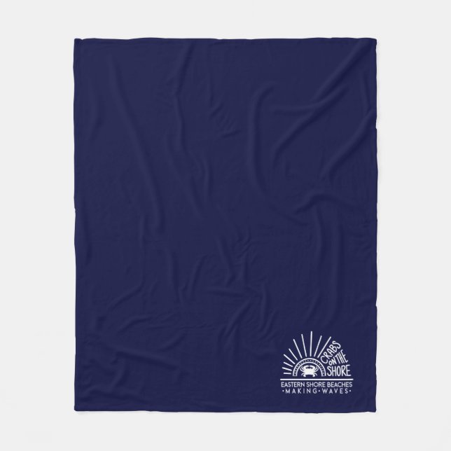 Krabben an der Ecke der Shore-Logo Fleece Blanket (Vorderseite)