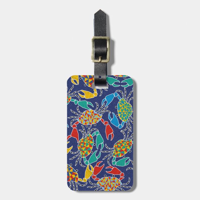 Krabben-Greifer - Gepäckanhänger (Vorderseite vertikal)