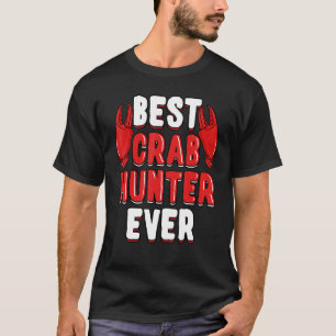 Krabben jagende Fischer Meeresfrüchte Cajun Mardi  T-Shirt