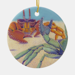 Krabben Keramikornament