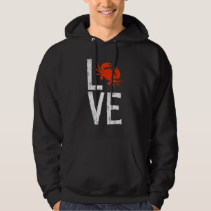 Krabben Liebe Krabbenraubchen Hummer Krebse Hoodie
