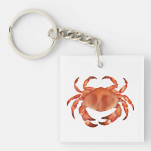 Krabben Meer Küste Nautilus Schlüsselanhänger