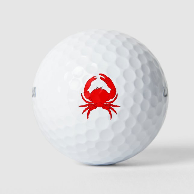 Krabben-niedlich-Krabben-Ozean-Spongebob-lustig-Ca Golfball (Vorderseite)