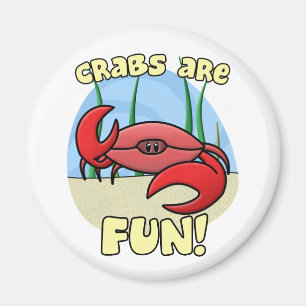 Krabben sind Spaß-Magnet Magnet