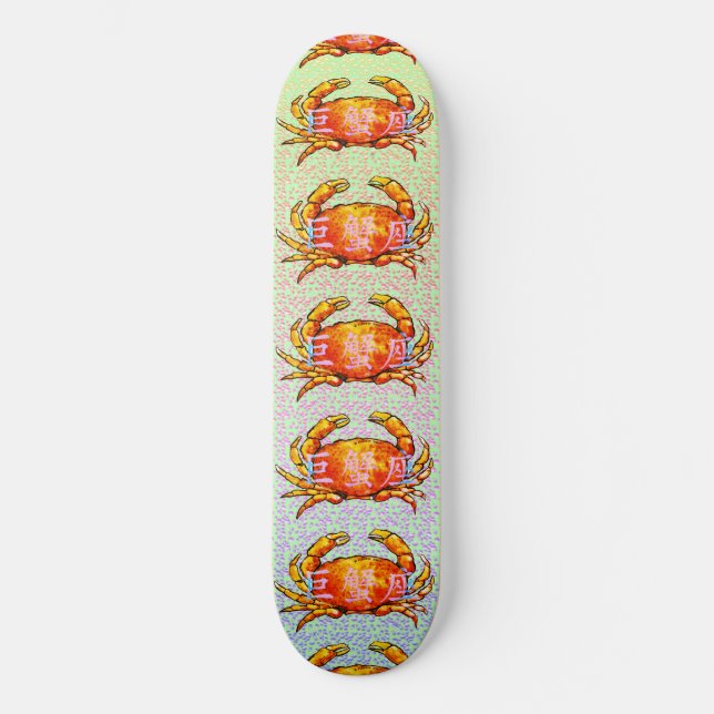 Krabben Skateboard (Vorderseite)