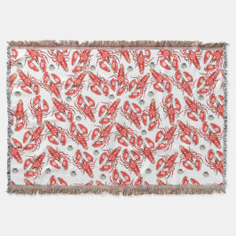 Krabben und Hummer. Meeresfrüchte. Decke