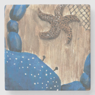 Krabben und Starfish Stone Untersetzer