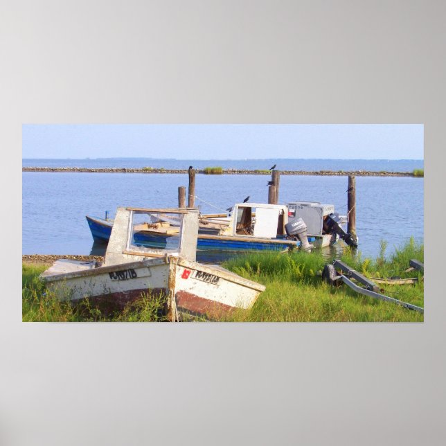 Krabbenboote Poster (Vorne)