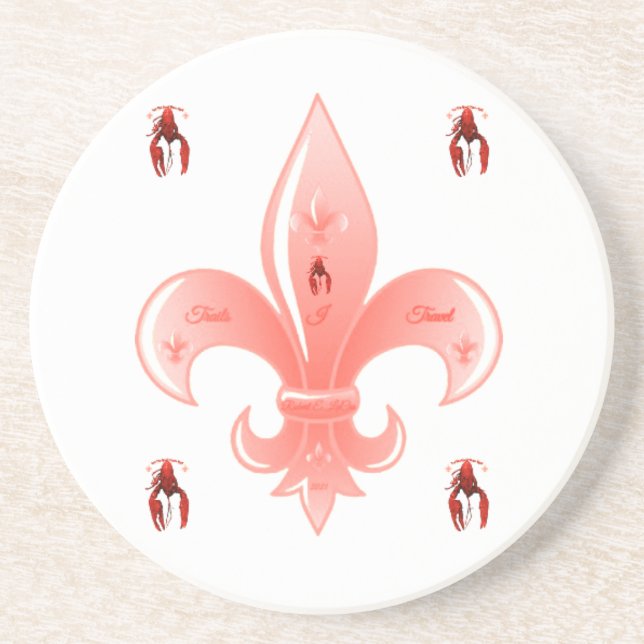 Krabbenfisch-Untersetzer Getränkeuntersetzer (Vorne)