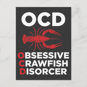 Krabbenfische OCD — Zwangsstörung des Krebses Postkarte