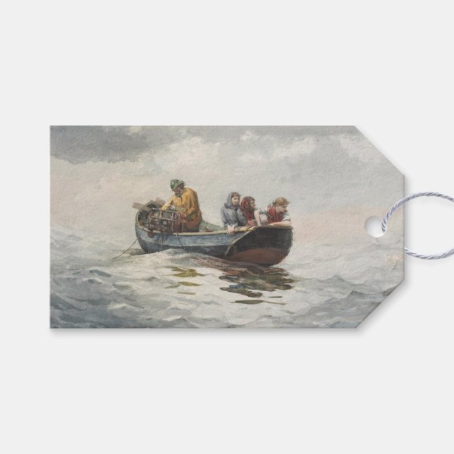 Krabbenfischerei (von Winslow Homer) Geschenkanhänger (Vorderseite (Horizontal))