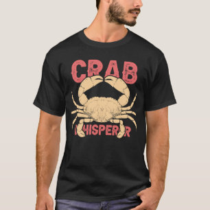 Krabbenflüsterer Retro Krabbenjagd Angeln Fischen T-Shirt
