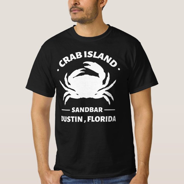 Krabbeninsel Sandbar Dustin Florida T-Shirt (Vorderseite)